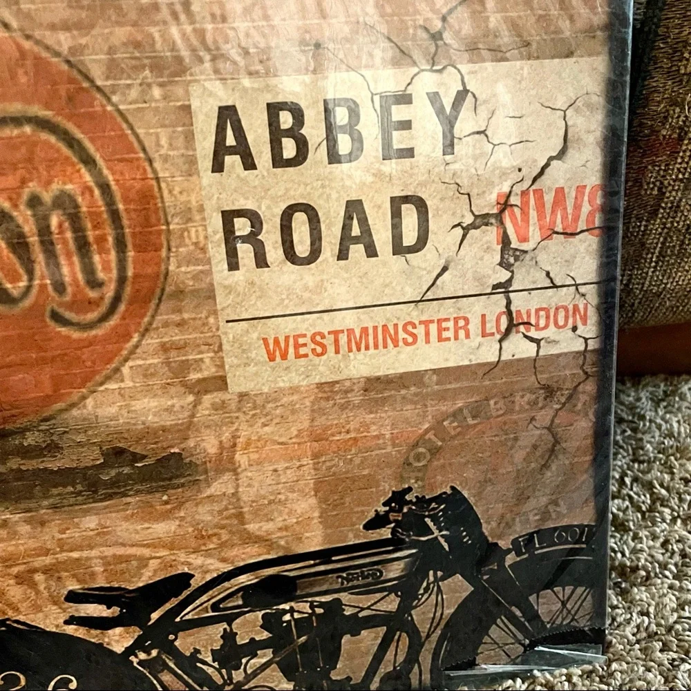 NEW Norton Motorcycle Abbey Road Metal Sign